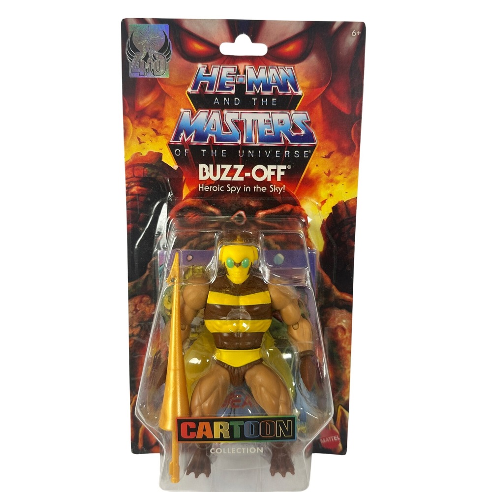 Mattel MOTU Buzz-Off Action Figure Kids 5.5in Yellow New Cartoon Collection